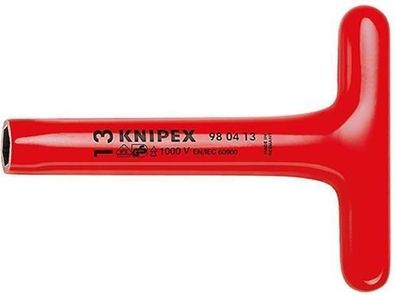 Knipex Steckschlüssel mit T-Griff 200 mm