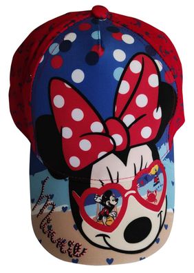Disney Mickey und Minnie Mouse Mütze Kappe Basecap Strand und Meer für Kinder ro