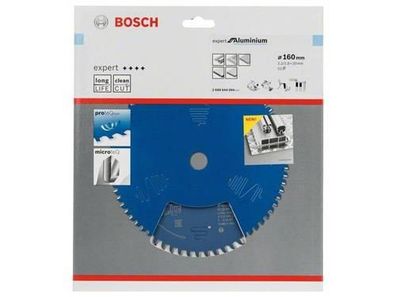 Bosch Kreissägeblatt Expert for Aluminium 160 x 20 x 2,2 mm, 52