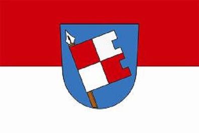 Aufkleber Fahne Flagge Bad Königshofen im Grabbfeld in verschiedene Größen