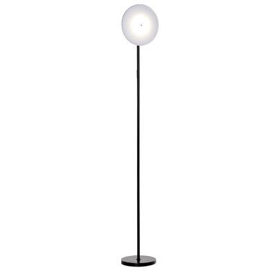 HOMCOM Stehlampe mit LED um 90 Grad verstellbar Metall Acryl Weiß Ø28 x 171,5 cm