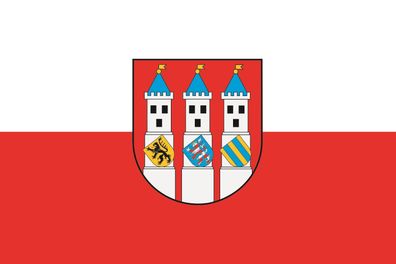 Aufkleber Fahne Flagge Bad Langensalza in verschiedene Größen