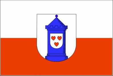 Aufkleber Fahne Flagge Bad Liebenwerda in verschiedene Größen