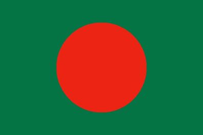 Aufkleber Fahne Flagge Bangladesch in verschiedene Größen