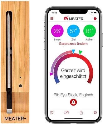 MEATER+ Das kabellose smarte Fleischthermometer SMART Meat Thermometer via App