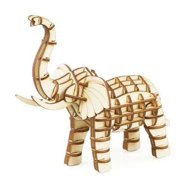 Rolife 3D-Holz-Puzzle Elephant / Elefant