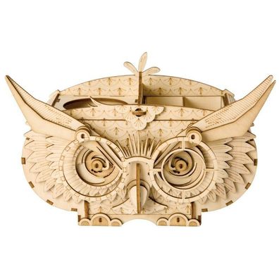 Rolife 3D-Holz-Puzzle "Owl Storage Box"