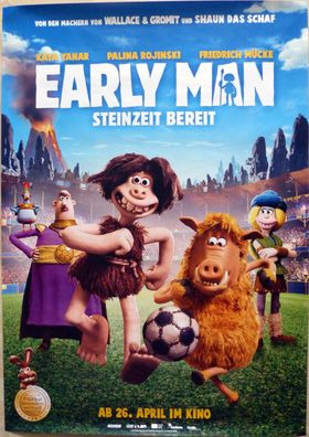 Early Man - Steinzeit bereit - Original Kinoplakat A0 - Filmposter