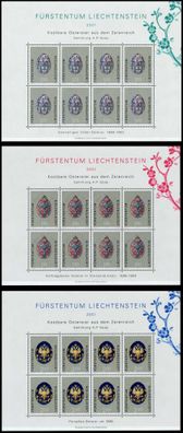 Liechtenstein 2001 Nr 1259KB-1261KB postfrisch SEE19A6
