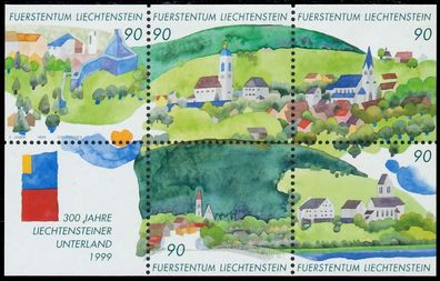 Liechtenstein BLOCK Kleinbogen Block 16 postfrisch SEE1A1A