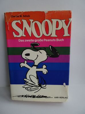 Charles M Schulz Snoopy Das zweite große Peanuts Buch Aar Verlag 1.1972 HC Halbleinen