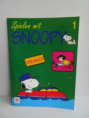 Buchverlag Junge Welt Spielen mit Snoopy Spielbuch UFS 1.1997 neuwertig