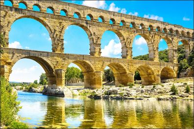 Muralo VLIES Fototapete Tapeten XXL Römisches Aquädukt Pont du Gard 1166