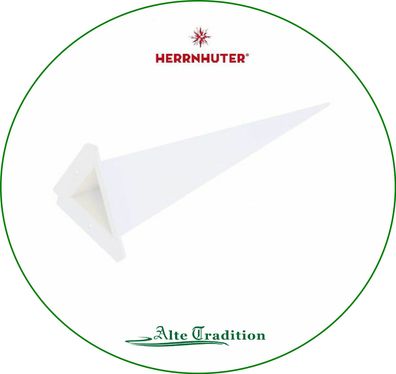 Herrnhuter Stern 68 cm weiß Ersatzecke dreieck Kunststoff für Außen Einzelzacke