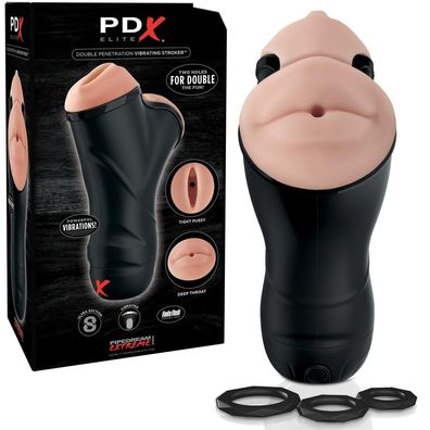 PDX Masturbator 3er Penis-Ringe Set Blowjob Stroker Eichel Männer Sex-Spielzeug