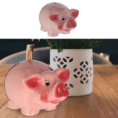 Sparschwein XXL rosa 25 cm Spardose Schwein Sparbüchse Geldgeschenk Sparen Geldd