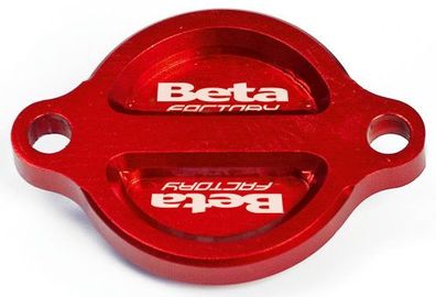 BETA Original ßlfilterdeckel, Rot, fér RR 4T 15-