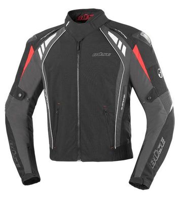 BÜSE B. Racing Pro Textiljacke, Schwarz-Rot, L / 52