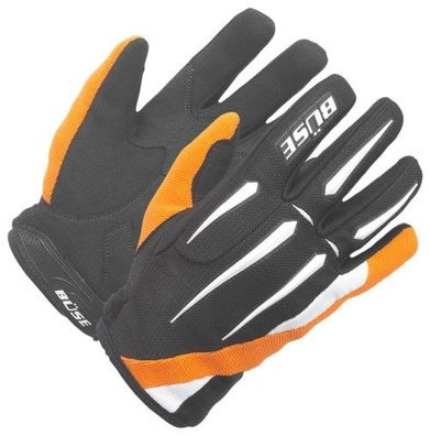 BÜSE G-MX Pro Kids Kinder-Handschuhe, Schwarz-Orange, XXXXS / 4