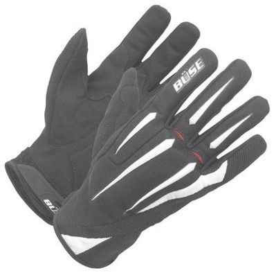 BÜSE G-MX Pro Kinder-Handschuhe, Schwarz-Weiss, XXXS / 5