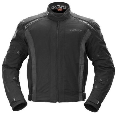 BÜSE Lecco Textiljacke, Schwarz-Grau, M