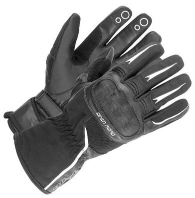 BÜSE Open Road Touring Handschuhe, Schwarz-Weiss, L / 10