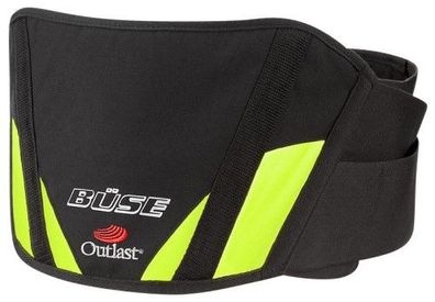 BÜSE OutlastÂ® Nierengurt, Schwarz-Neongelb, XL / 120 cm