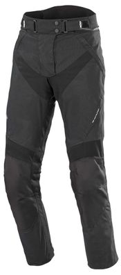 BÜSE Torino Pro Damen-Textilhose, Schwarz, DL-Lang / 80