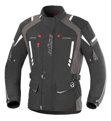 BÜSE Torino Pro Textiljacke, Schwarz-Anthrazit, L-Lang / 106