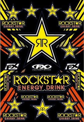 FX Sponsor Aufkleber-Kit Rockstar Energy Drink