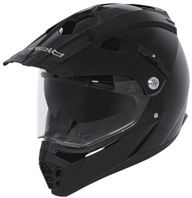 HELD Alcatar Uni OffRoad-Helm mit Sonnenblende, Schwarz, XL