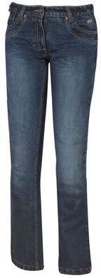HELD Crackerjane Jeans Damen-Textilhose, Blau, DM, ca. 30