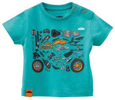KTM Original Baby Mechanic Tee / Baby-T-Shirt, Térkis, 68