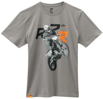 KTM Original Kids R2R Tee / Kinder-T-Shirt, Orange, S / 128