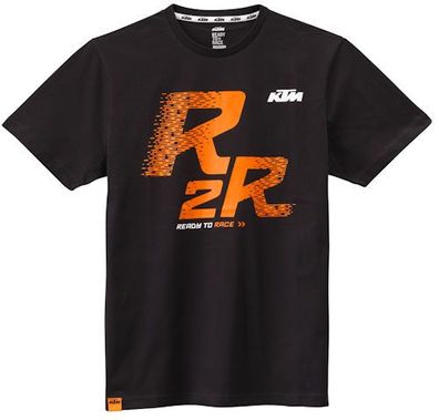 KTM Original R2R Tee / T-Shirt, Schwarz, S