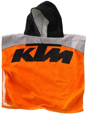 KTM Original Recovery Towel / Kinderponcho, Orange