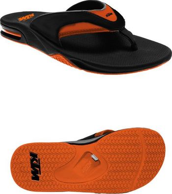 KTM Original Beach Sandals / Sandalen, Schwarz-Orange, 43