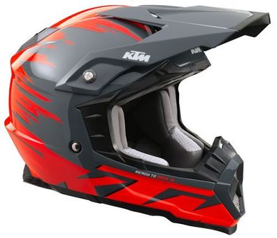 KTM Original Dynamic-FX Helmet / Helm, Grau-Orange, M