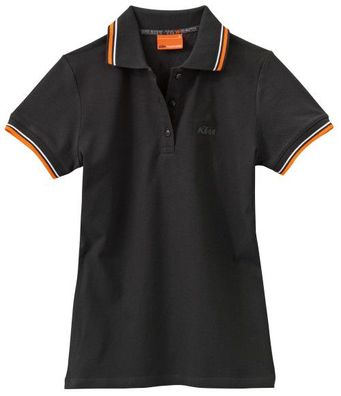 KTM Original Girls Polo Black / Damen-Polo-Shirt, M