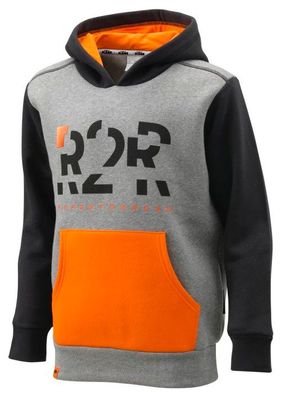 KTM Original Kids R2R Hoodie / Kinder-Kapuzenpulli, Orange, M / 140