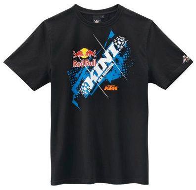 KTM Original Kini-Red Bull Chopped Tee / T-Shirt, Schwarz, L