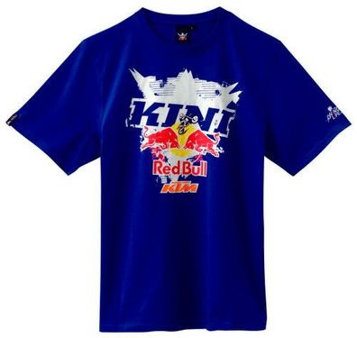 KTM Original Kini-Red Bull Interlaced Tee / T-Shirt, Blau, L