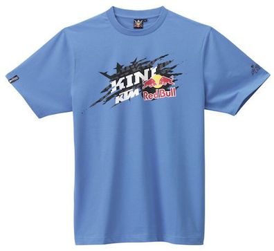 KTM Original Kini-Red Bull Ripped Stickers Tee / T-Shirt, Blau, XL