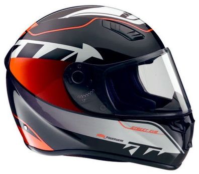 KTM Original Street Evo Helmet / Helm, Schwarz-Orange, XXL