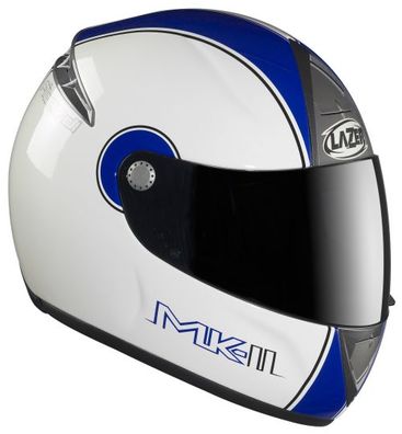 LAZER Fiber D1 MK-II Helm, Weiss-Blau, S