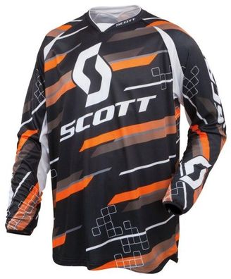 SCOTT 250 Race Hemd, Schwarz-Orange, L
