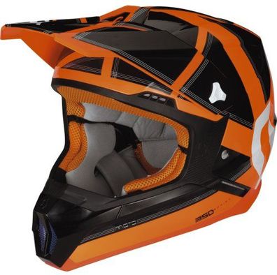 SCOTT 350 Grid Locke OffRoad-Helm, Orange, XXL