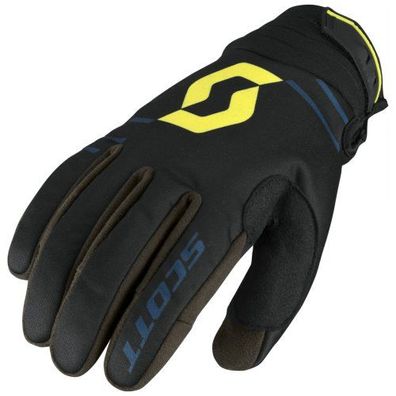 SCOTT 350 Insulated Handschuhe, Schwarz-Lime Grén, XXL / 12