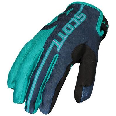 SCOTT 350 Track Handschuhe, Blau-Blau, L / 10