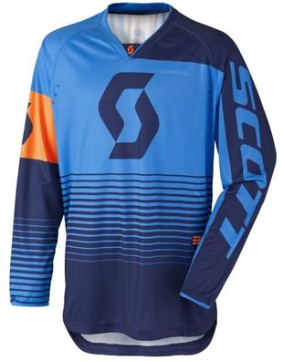 SCOTT 350 Track Hemd, Blau-Orange, XXL